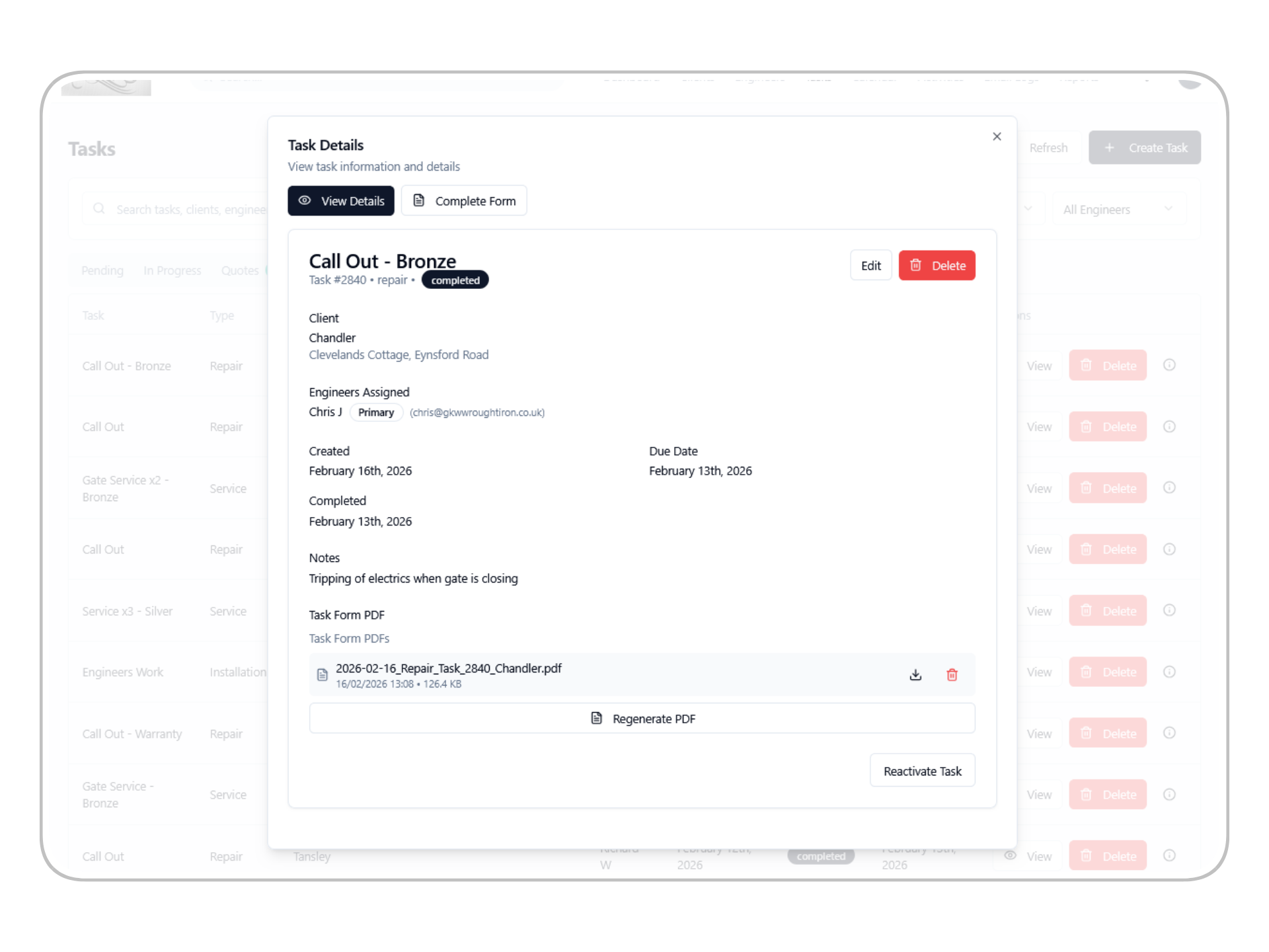 Monthly Reports Dashboard