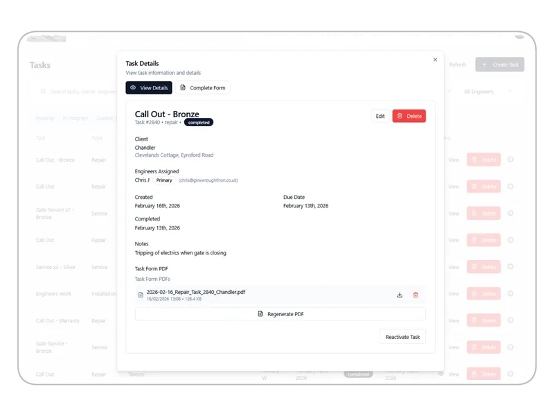 Monthly Reports Dashboard